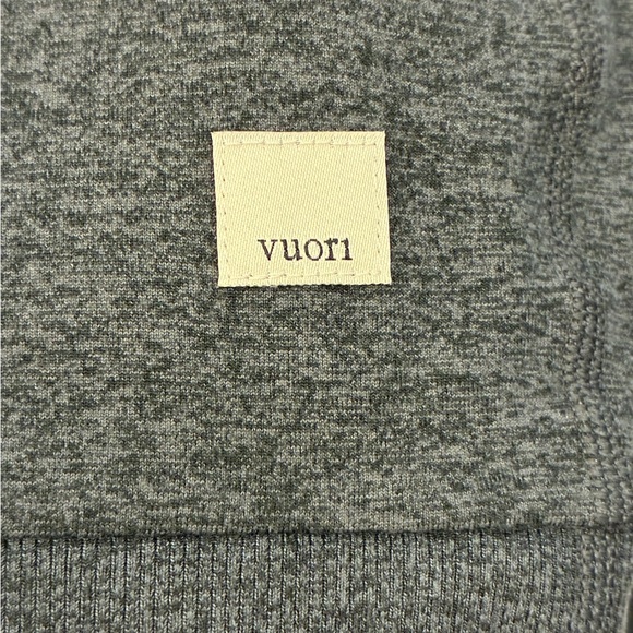 VUORI Halo Crew Long Sleeve Pullover Sweater Charcoal Heather Women’s Size Small - Picture 5 of 6